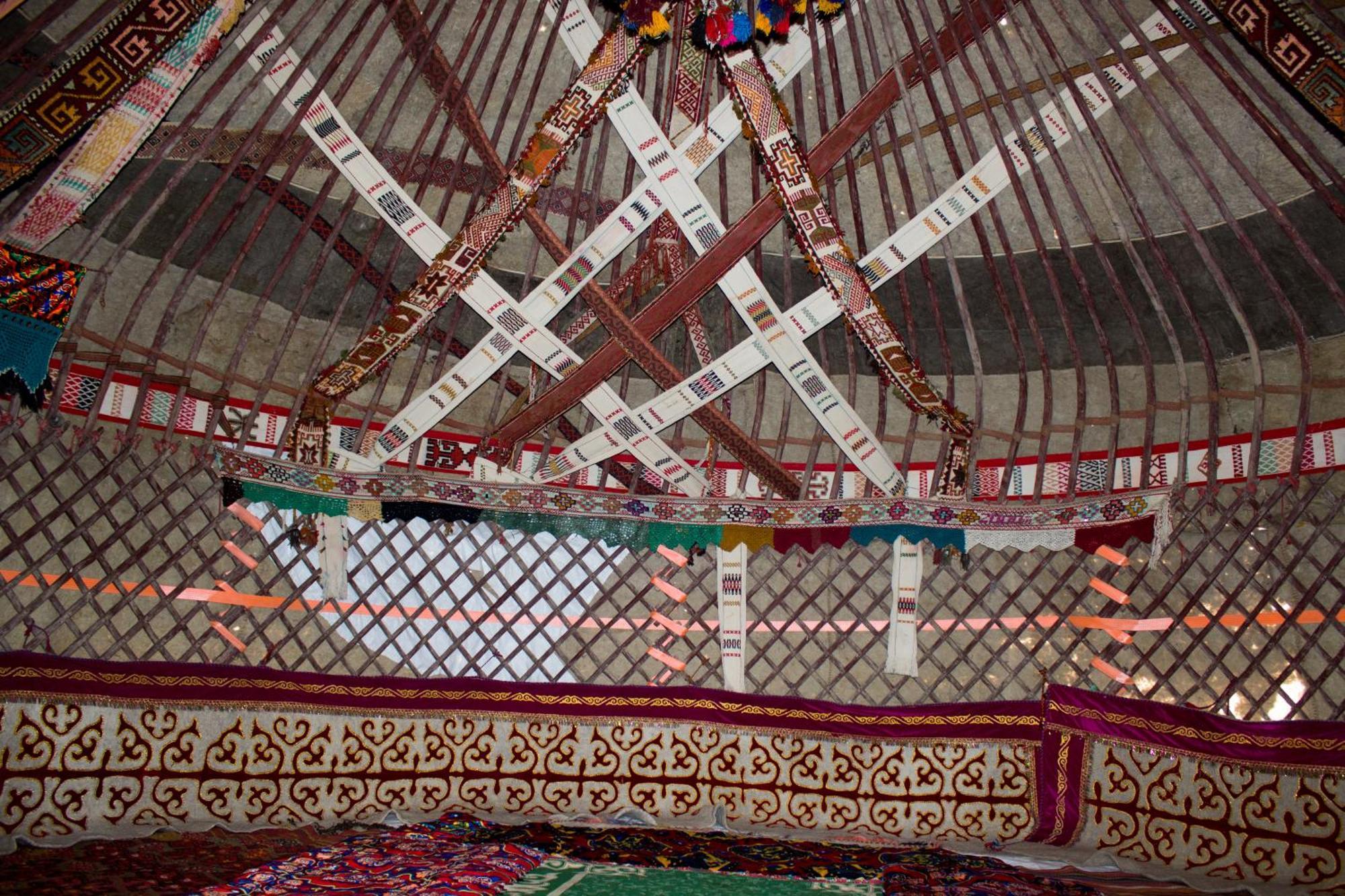 Hotel Authentic Uzbek Yurt Camp Eco-Friendly à Nurota Extérieur photo